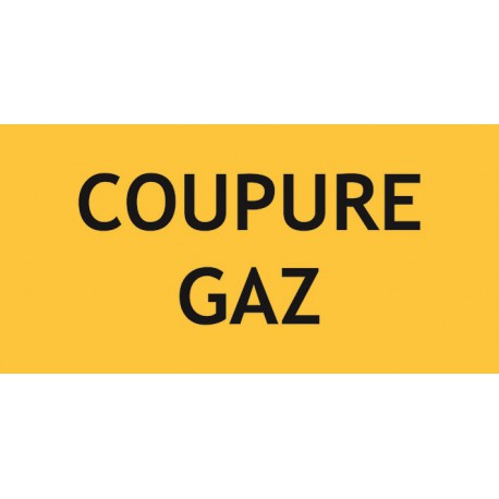 COUPURE GAZ
