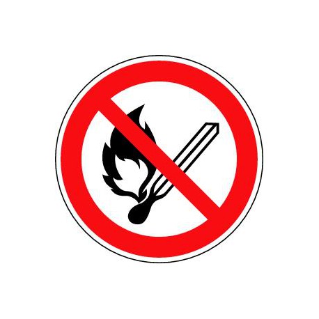 Flammes nues interdites