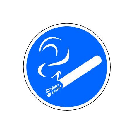 Panneau Zone fumeurs