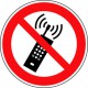 Interdiction d'activer des téléphones mobiles