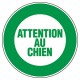 PANNEAU ATTENTION AU CHIEN