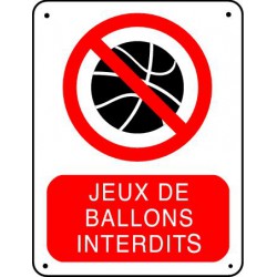 JEUX DE BALLONS INTERDITS