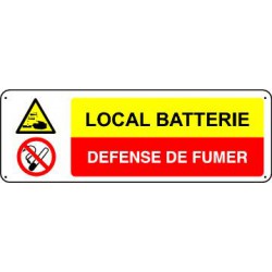 LOCAL BATTERIE  - DEFENSE DE FUMER