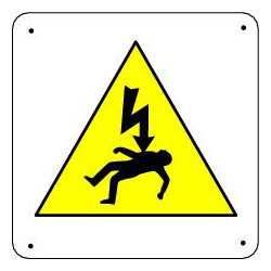 Danger d'électrocution