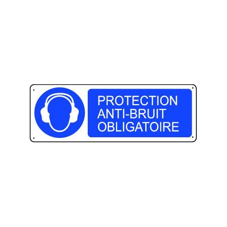 Panneau d'obligation PROTECTION ANTI-BRUIT OBLIGATOIRE