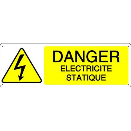 DANGER ELECTRICITE STATIQUE