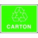 Panneau recyclage CARTON