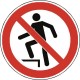 Panneau Interdiction de Marcher sur la Surface