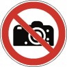 Panneau Interdiction de photographier