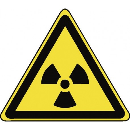 Panneau Danger Matières Radioactives