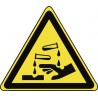 Panneau Danger Substances Corrosives