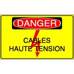 Danger Cables Haute Tension