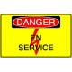 Panneau Danger En Service