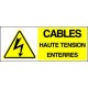 Panneau Cables Haute Tension Enterrés