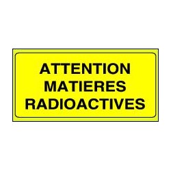 ATTENTION matières radioactives