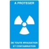 Panneau A protéger de toute irradiation et contamination
