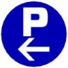 Panneau Parking Flèche Gauche