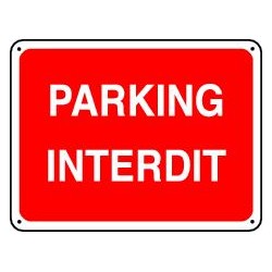 Panneau Parking Interdit