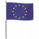 ﻿Drapeau Union Européenne en tissu maille 100% polyester 50 x 75 cm