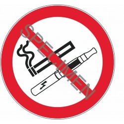 Panneau Interdiction de Fumer et de Vapoter