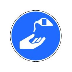 Panneau Lavage des mains au Gel hydroalcoolique