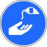 Panneau Lavage des mains au Gel hydroalcoolique