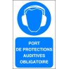 Panneau Port de Protections Auditives Obligatoire