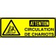 Panneau : Attention Circulation de Chariots