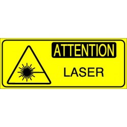 Panneau : Attention Laser