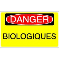 Panneau : Danger Biologiques
