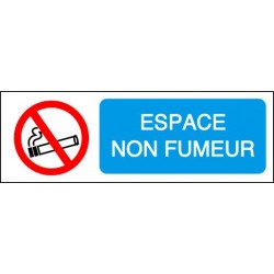 Panneau : Espace non fumeur