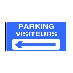 Panneau Parking visiteur avec pictogramme