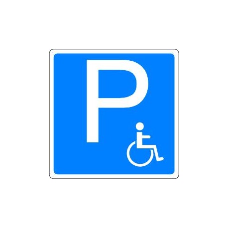 Panneau Parking Handicapés