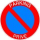 Panneau Stationnement Interdit Parking Privé