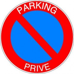 Panneau Stationnement Interdit Parking Privé
