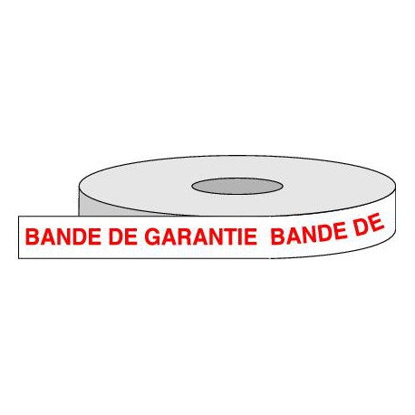 ﻿Rouleau adhésif BANDE GARANTIE.